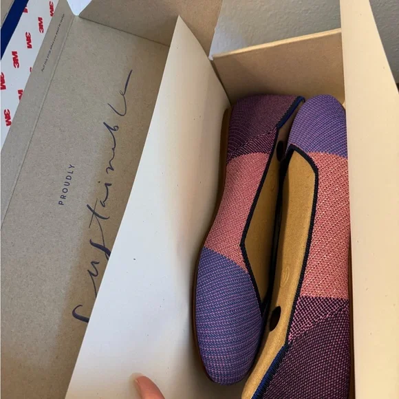 Stylish Purple and Pink Women's Flats - Picture 3 of 9